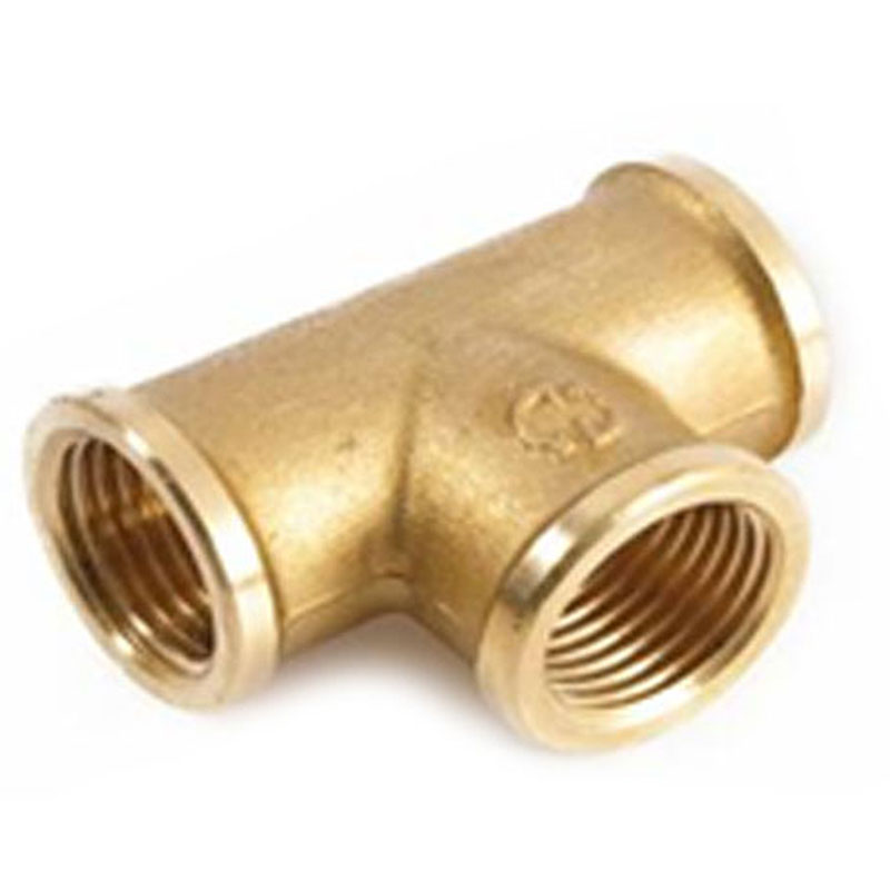 Brass Fittings : Tee female brass screw